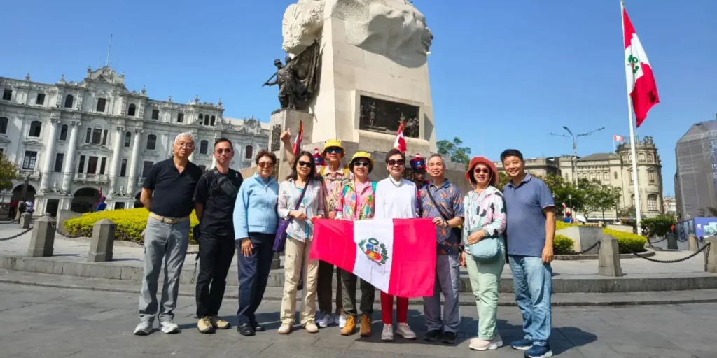 La histórica Plaza San Martín