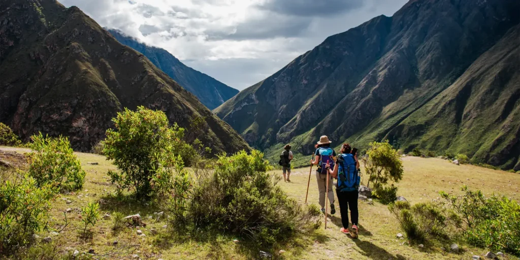 Valle de Wayllabamba durante el primer día del Camino Inca